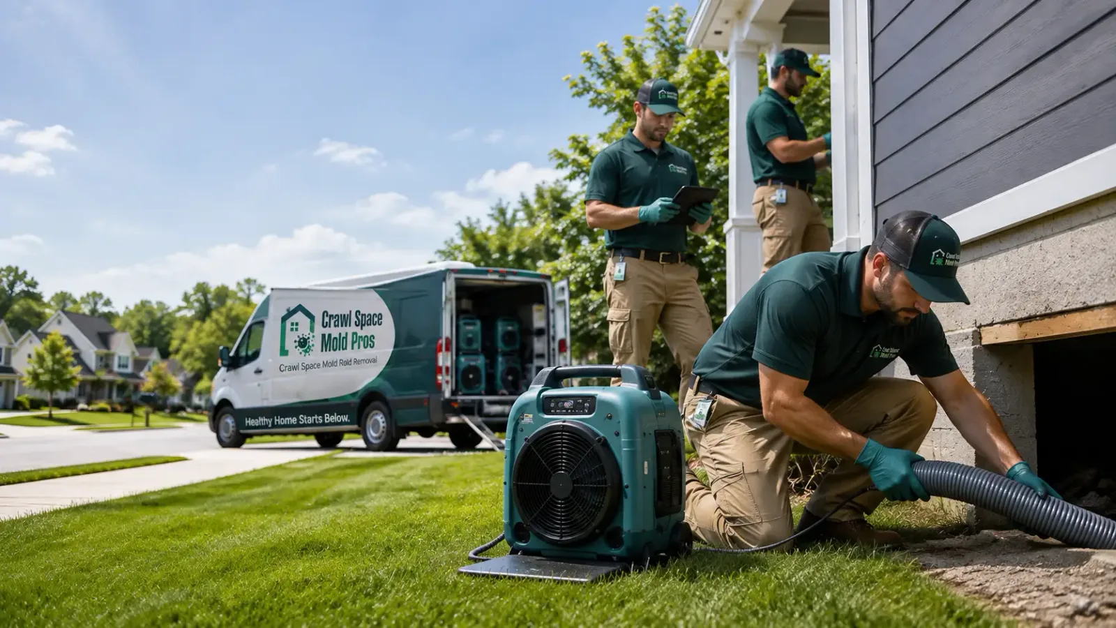 Crawl Space Mold Removal in Collinsville, CT